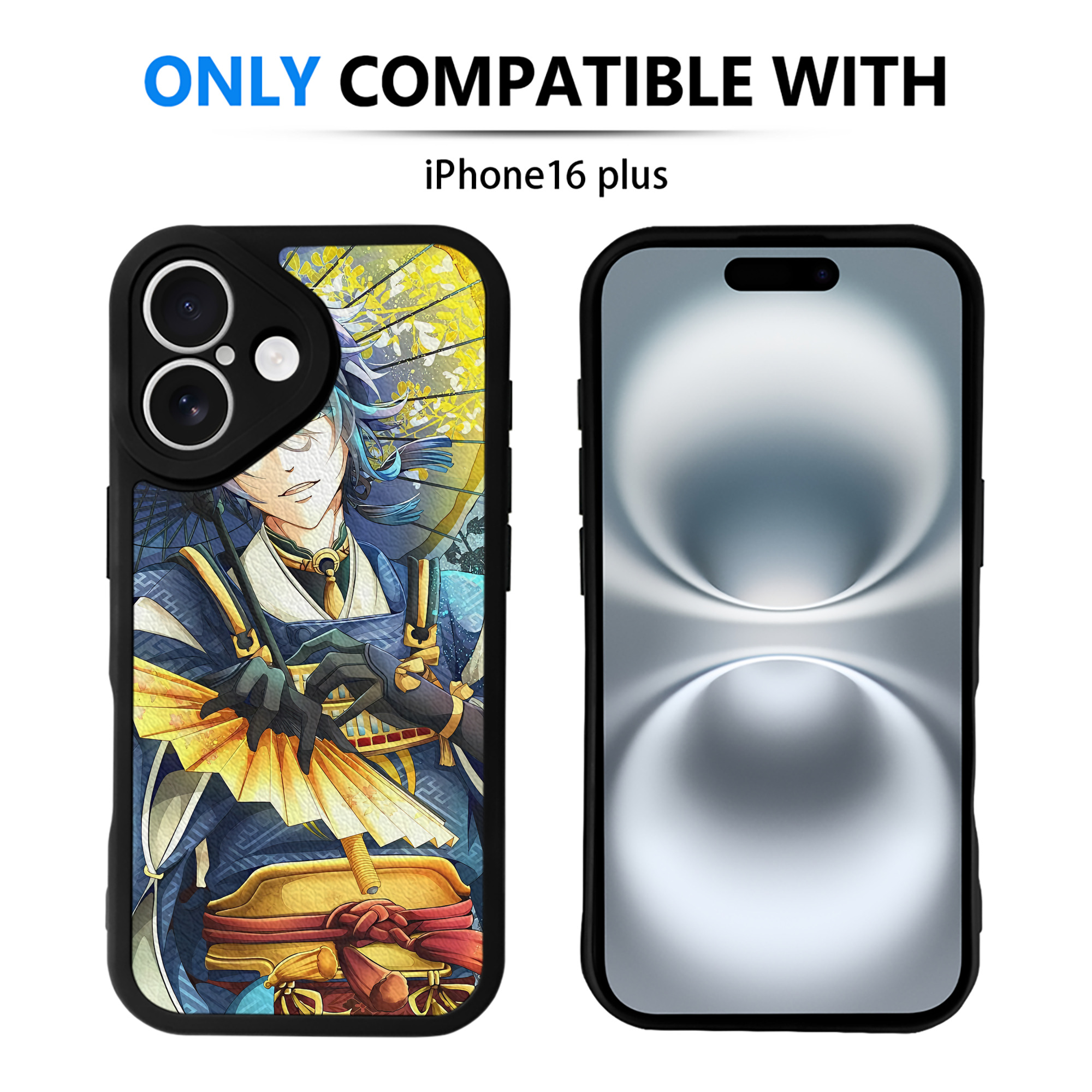 （画像用） 刀剣乱舞 Touken Ranbu 【iPhone 16シリーズ対応】シリコンスマホケース（レザー調） 材質：シリコン